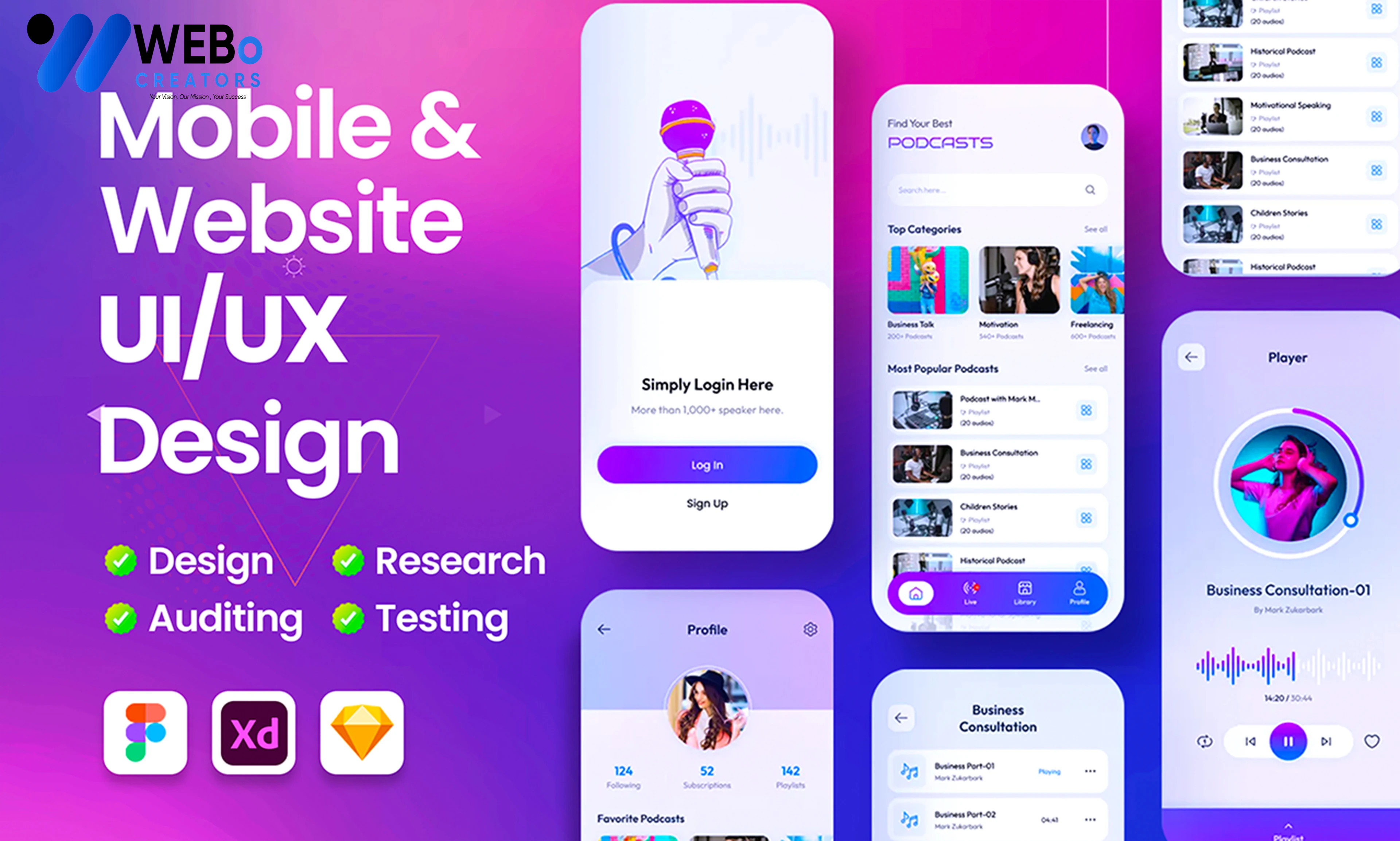 Flutter App UI/UX Design | Beautiful Flutter Interface Design in Florida